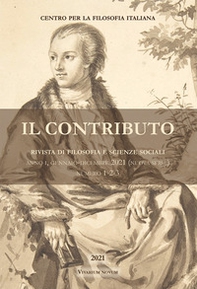 Il contributo. Rivista di filosofia e scienze sociali - Vol. 1-2-3 - Librerie.coop