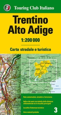 Trentino Alto Adige 1:200.000. Carta stradale e turistica - Librerie.coop