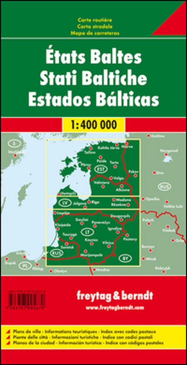 Stati Baltici 1:400.000 - Librerie.coop Stati Baltici 1:400.000 - Librerie.coop