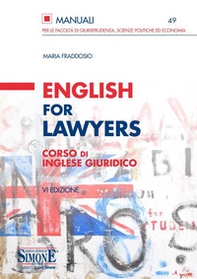 English for lawyers. Corso di inglese giuridico - Librerie.coop