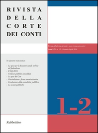 Rivista della Corte dei Conti - Vol. 1-2 - Librerie.coop