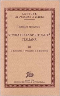 Storia della spiritualità italiana - Vol. 3 - Librerie.coop