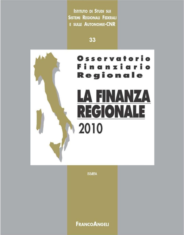 Osservatorio finanziario regionale/33. La finanza regionale 2010 - Librerie.coop Osservatorio finanziario regionale/33. La finanza regionale 2010 - Librerie.coop