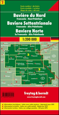 Baviera centro nord 1:200.000 - Librerie.coop