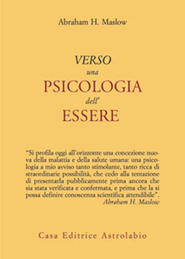 Verso una psicologia dell'essere - Librerie.coop Verso una psicologia dell'essere - Librerie.coop