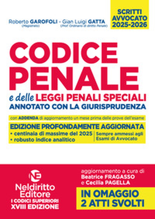 Codice penale annotato con la giurisprudenza 2025-2026 per l'esame di avvocato - Librerie.coop Codice penale annotato con la giurisprudenza 2025-2026 per l'esame di avvocato - Librerie.coop