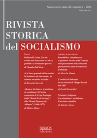 Rivista storica del socialismo - Vol. 1 - Librerie.coop