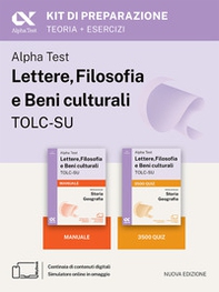 Alpha Test Lettere, Filosofia e Beni culturali TOLC-SU 2026-2027. Kit di preparazione. Per test di ammissione universitari - Librerie.coop