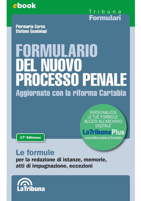 Formulario del nuovo processo penale - Librerie.coop Formulario del nuovo processo penale - Librerie.coop