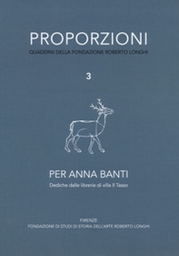 Proporzioni. Quaderni della fondazione Roberto Longhi - Vol. 3 - Librerie.coop