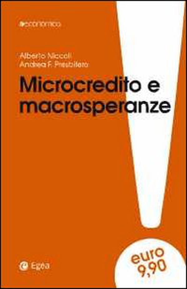 Microcredito e macrosperanze - Librerie.coop Microcredito e macrosperanze - Librerie.coop