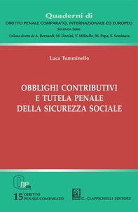 Obblighi contributivi e tutela penale della sicurezza sociale - e-Book - Librerie.coop