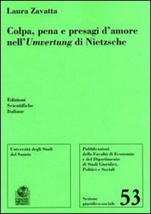 Colpa, pena e presagi d'amore nell'Umvertung di Nietzsche - Librerie.coop Colpa, pena e presagi d'amore nell'Umvertung di Nietzsche - Librerie.coop
