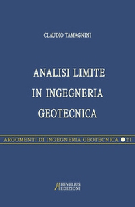 Analisi limite in ingegneria geotecnica - Librerie.coop