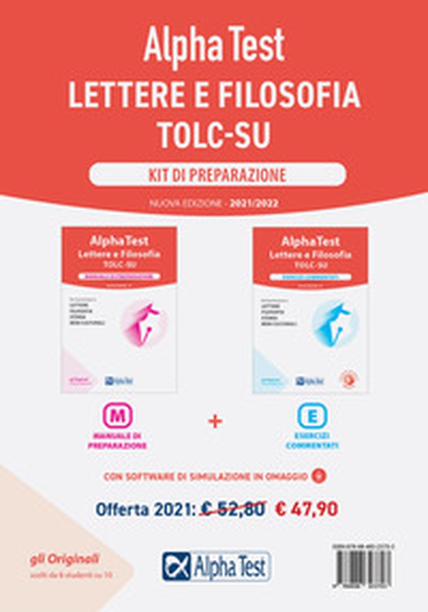 Alpha Test. Lettere e Filosofia. Kit di preparazione: Manuale di preparazione-Esercizi commentati - Librerie.coop Alpha Test. Lettere e Filosofia. Kit di preparazione: Manuale di preparazione-Esercizi commentati - Librerie.coop