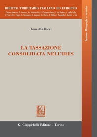 La tassazione consolidata nell'Ires - Librerie.coop
