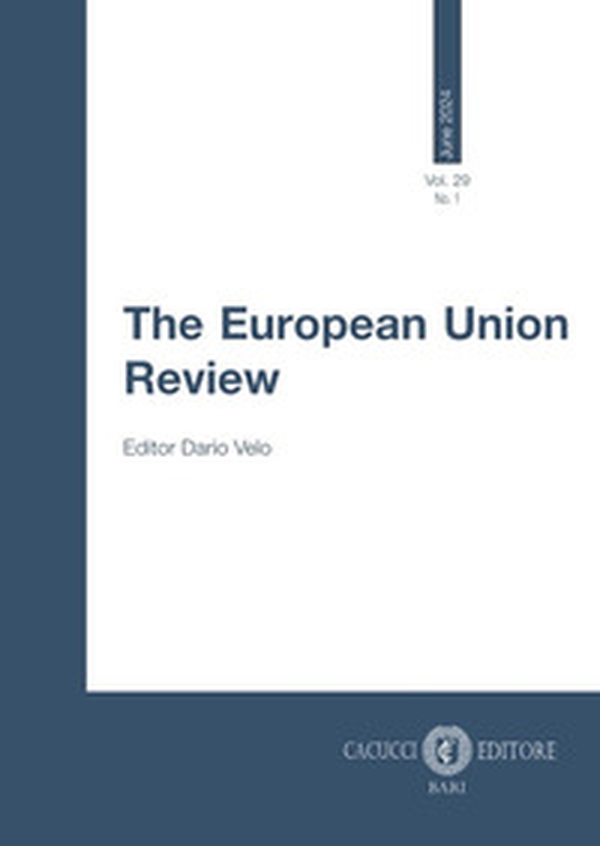 The European Union Review - Vol. 29 - Librerie.coop The European Union Review - Vol. 29 - Librerie.coop
