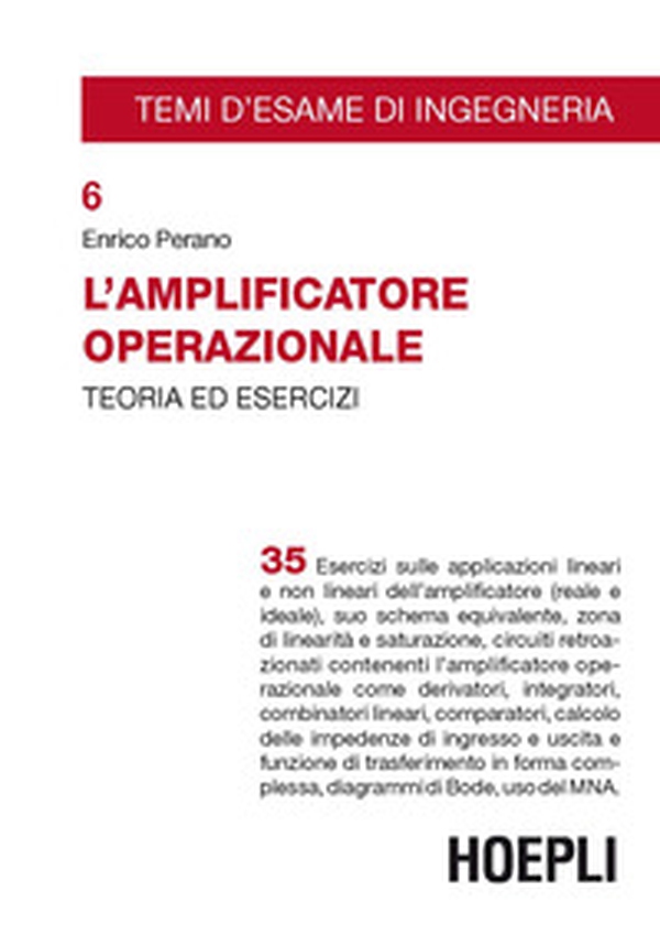 L'amplificatore operazionale. Teoria ed esercizi - Librerie.coop L'amplificatore operazionale. Teoria ed esercizi - Librerie.coop