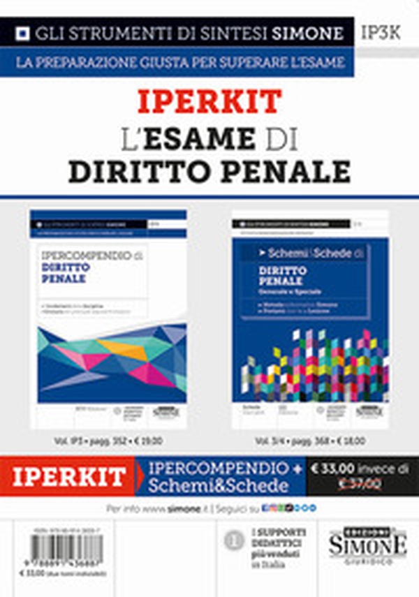 L'esame di diritto penale. Iperkit. Ipercompendio di diritto penale-Schemi & schede di diritto penale. Generale e speciale - Librerie.coop L'esame di diritto penale. Iperkit. Ipercompendio di diritto penale-Schemi & schede di diritto penale. Generale e speciale - Librerie.coop
