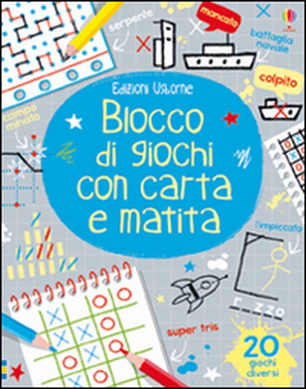 Blocco di giochi con carta e matita - Librerie.coop Blocco di giochi con carta e matita - Librerie.coop