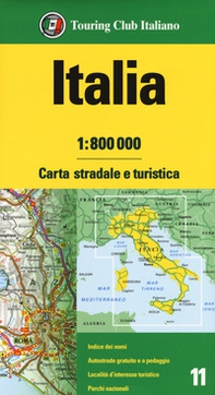 Italia 1:800.000. Carta stradale e turistica - Librerie.coop