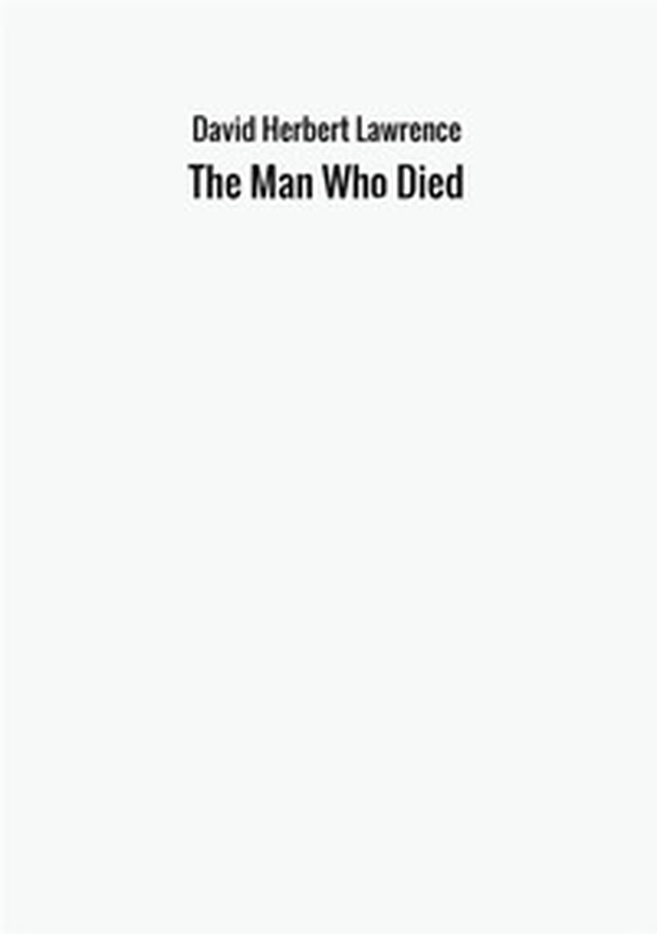 The man who died - Librerie.coop The man who died - Librerie.coop