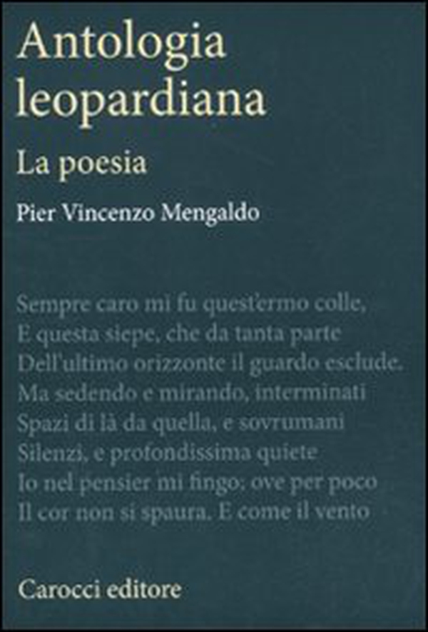 Antologia leopardiana. La poesia - Librerie.coop Antologia leopardiana. La poesia - Librerie.coop