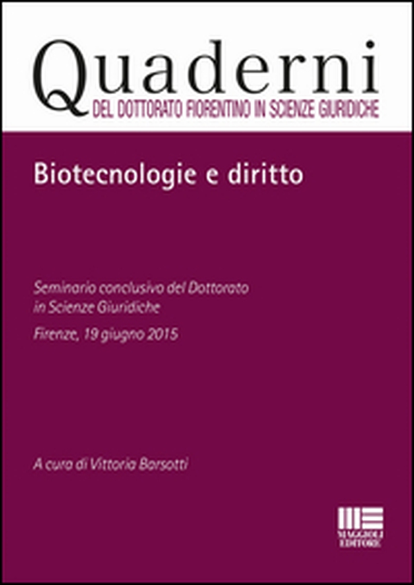 Biotecnologie e diritto - Librerie.coop Biotecnologie e diritto - Librerie.coop