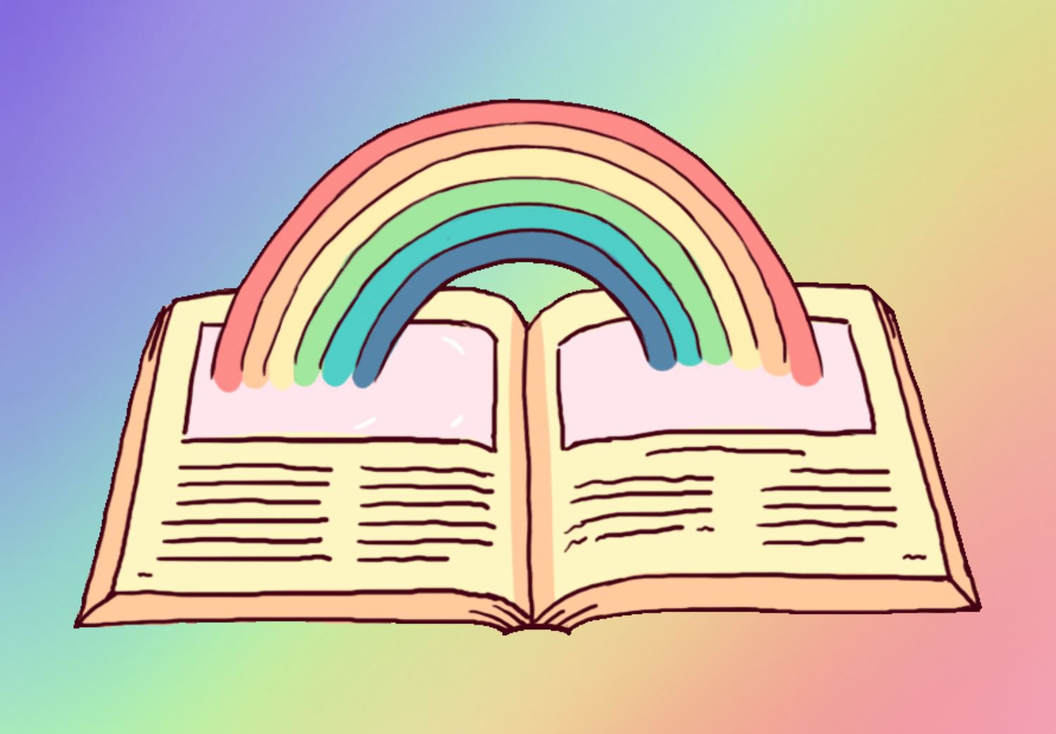 libri a tema LGBTQIA+, libro da cui nasce un arcobaleno