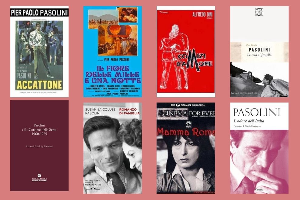 copertini libri e film pasolini