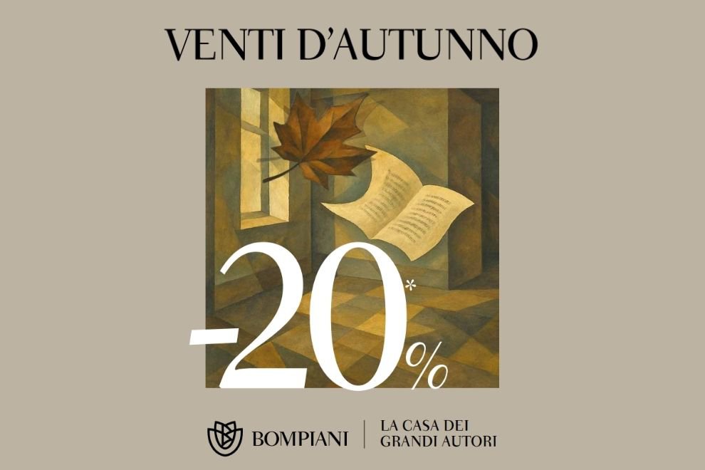 locandina promozione Bompiani -20%