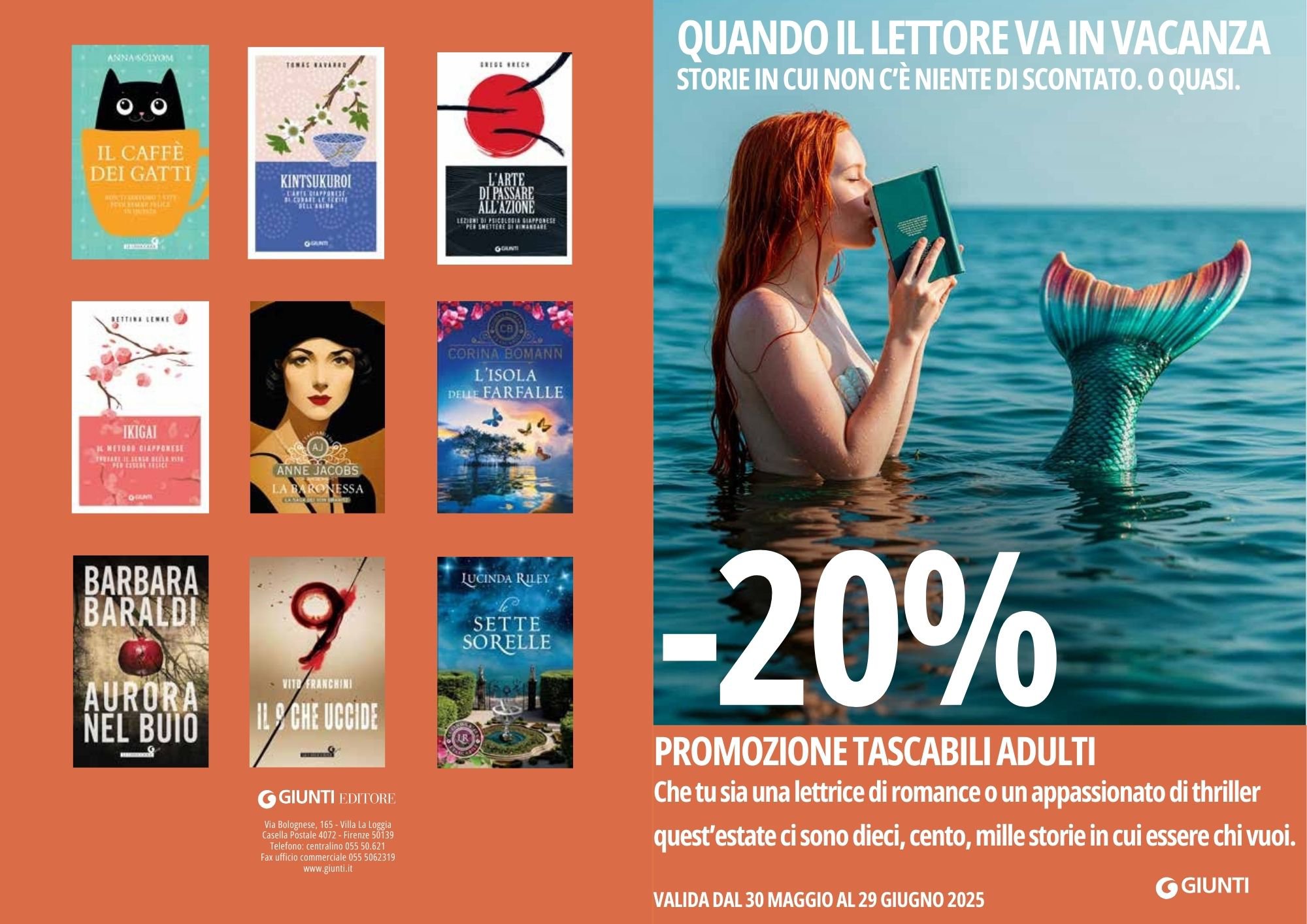 promozione -20% tascabili Giunti