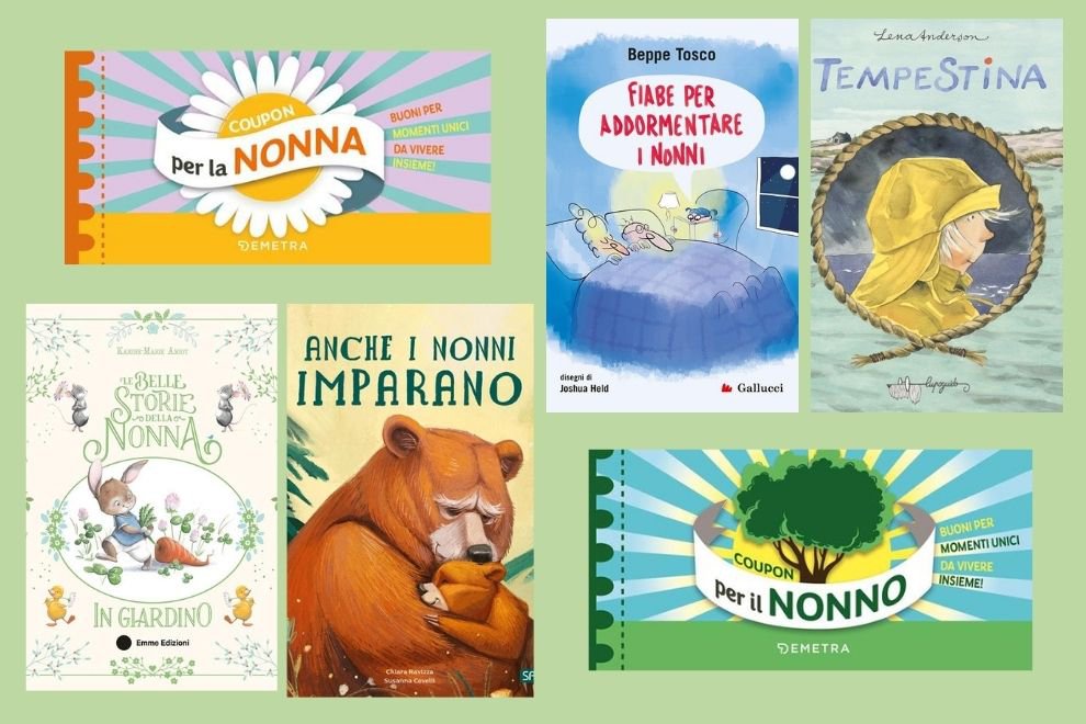 copertine di libri consigliati per la festa dei nonni