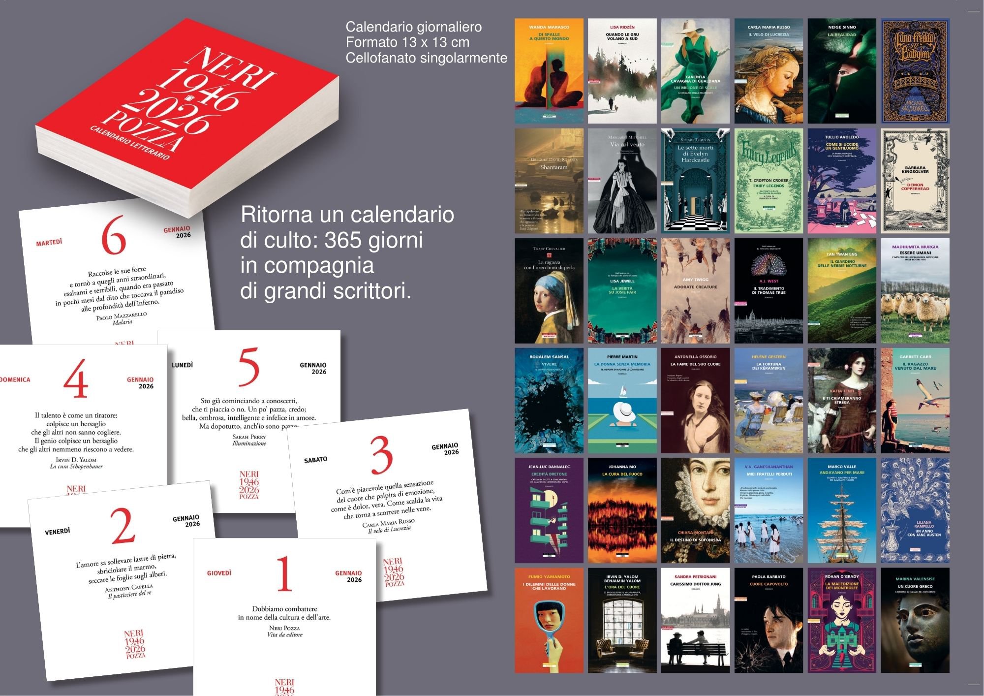 promozione calendario neri pozza