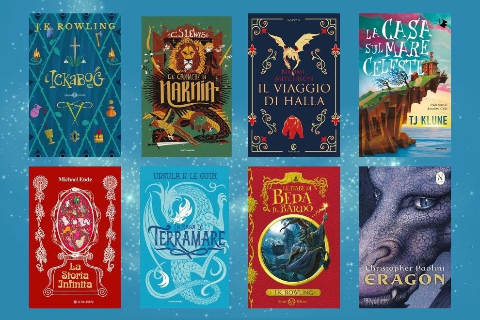copertine di libri per consigli di lettura: cosa leggere dopo Harry Potter