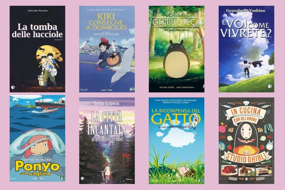 copertine titoli studio ghibli